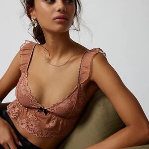 Out From Under Lace Bralette Size XL